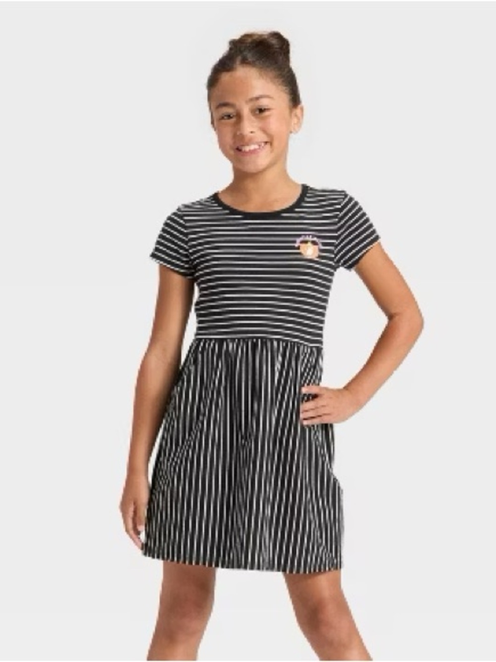 025K Cat & Jack Girls' Short Sleeve Halloween Dress - Size: XS